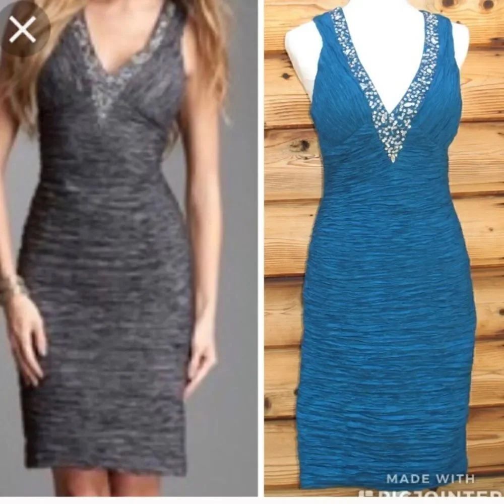 NWT Teal Blue Body Con Dress